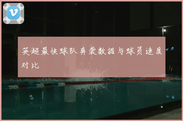 英超最快球队奔袭数据与球员速度对比